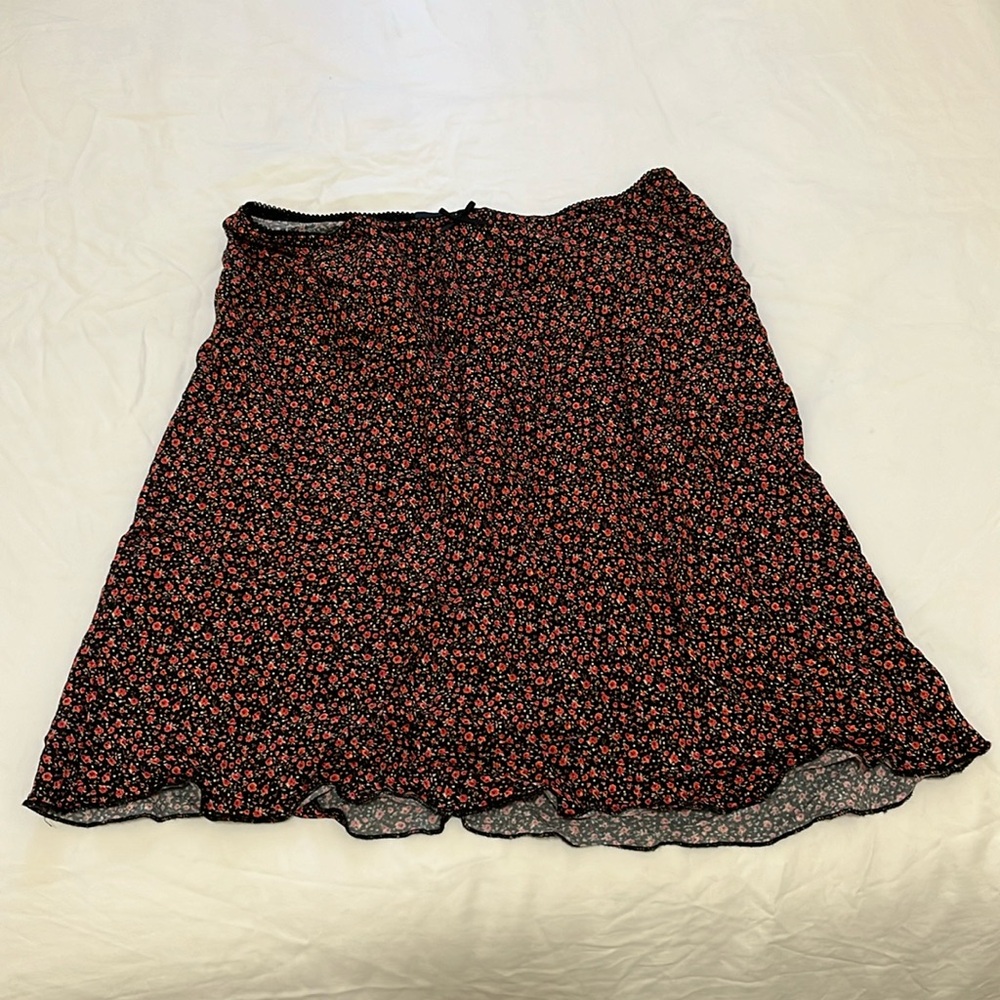 Brandy Melville floral midi skirt